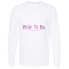 Gold Soft Touch Long Sleeve T-Shirt Thumbnail