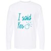 Gold Soft Touch Long Sleeve T-Shirt Thumbnail